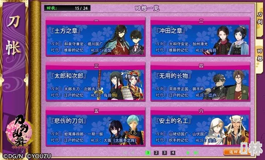 刀剑乱舞OL攻略：揭秘关卡3-1织丰的记忆地图刀剑掉落顺序与详情