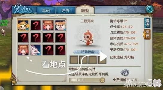 诛仙手游攻略：揭秘高星级宠物捕捉技巧，捕兽夹使用也存失败风险全解析